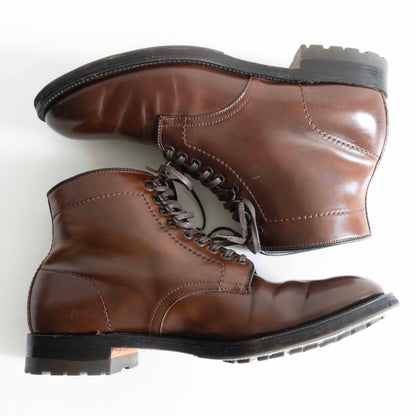 ALDEN BLUE BLUE Munson Cigar Cordovan Boots Size 9D
