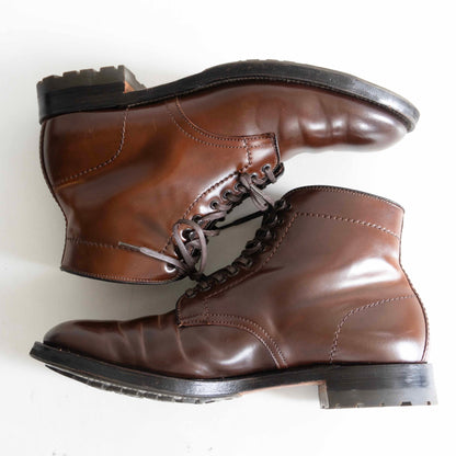 ALDEN BLUE BLUE Munson Cigar Cordovan Boots Size 9D