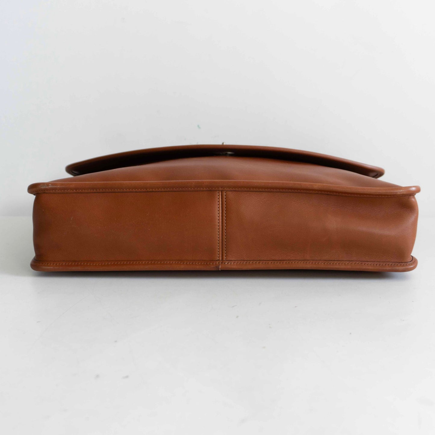OLD COACH 5265 2-Way Leather Briefcase Brown Size ONE SIZE