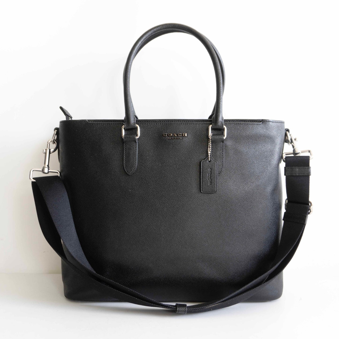 COACH C2842 2-Way Beckett Leather Bag Black Size ONE SIZE
