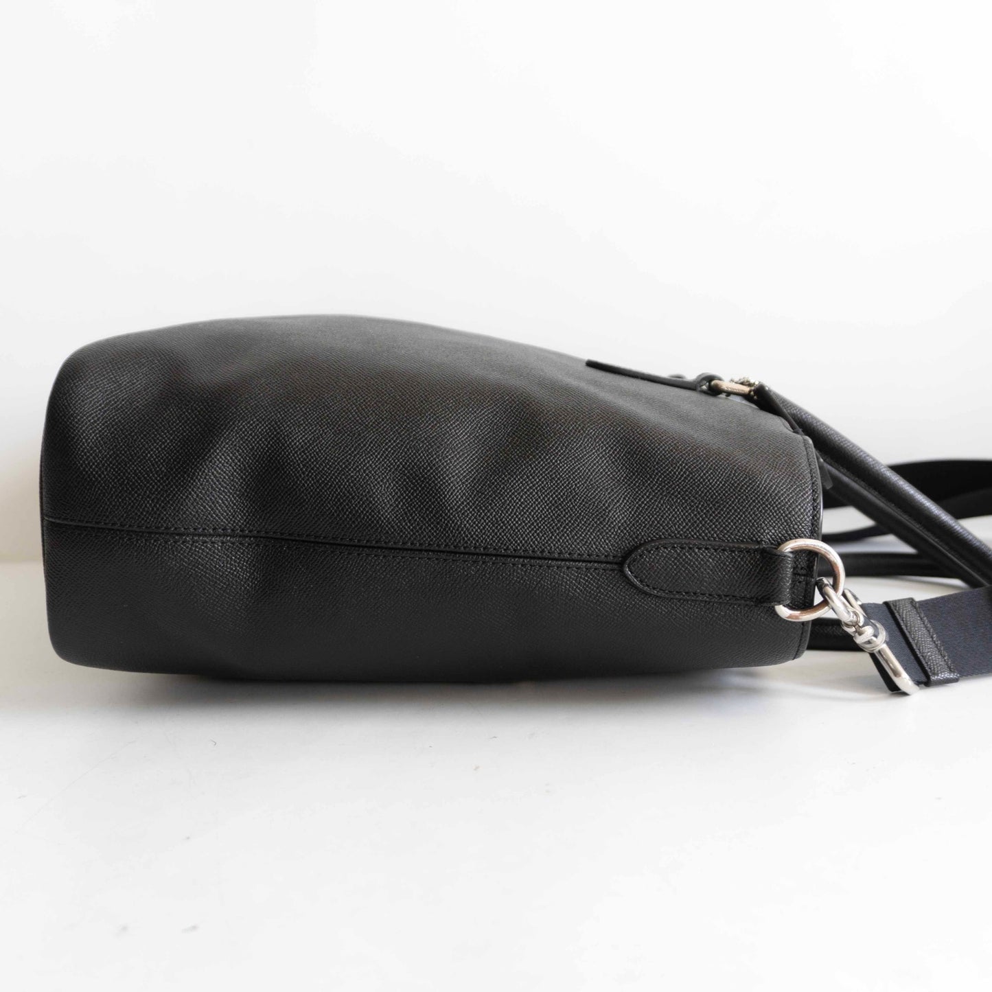 COACH C2842 2-Way Beckett Leather Bag Black Size ONE SIZE