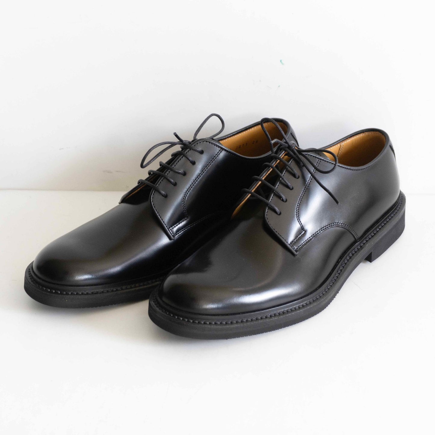 REGAL Plain Toe Leather Shoes Black Size 26cm