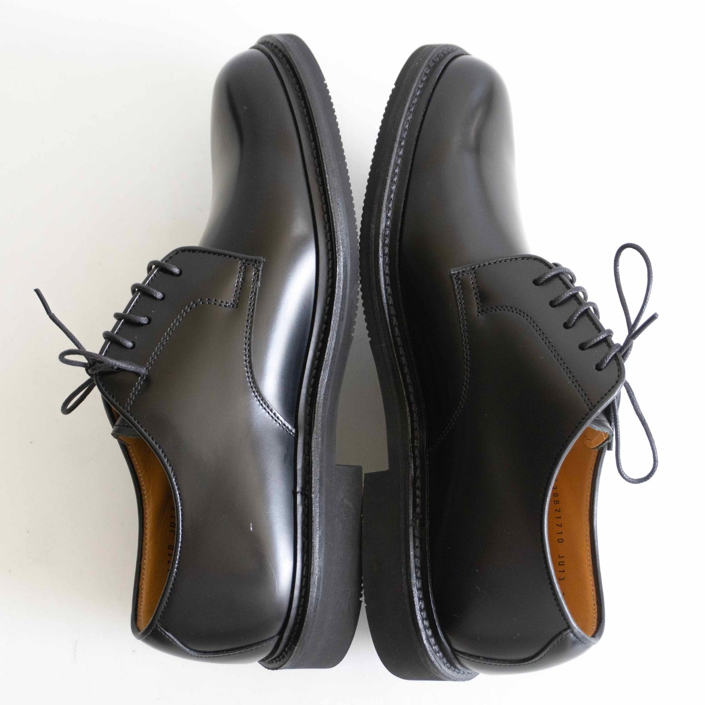 REGAL Plain Toe Leather Shoes Black Size 26cm
