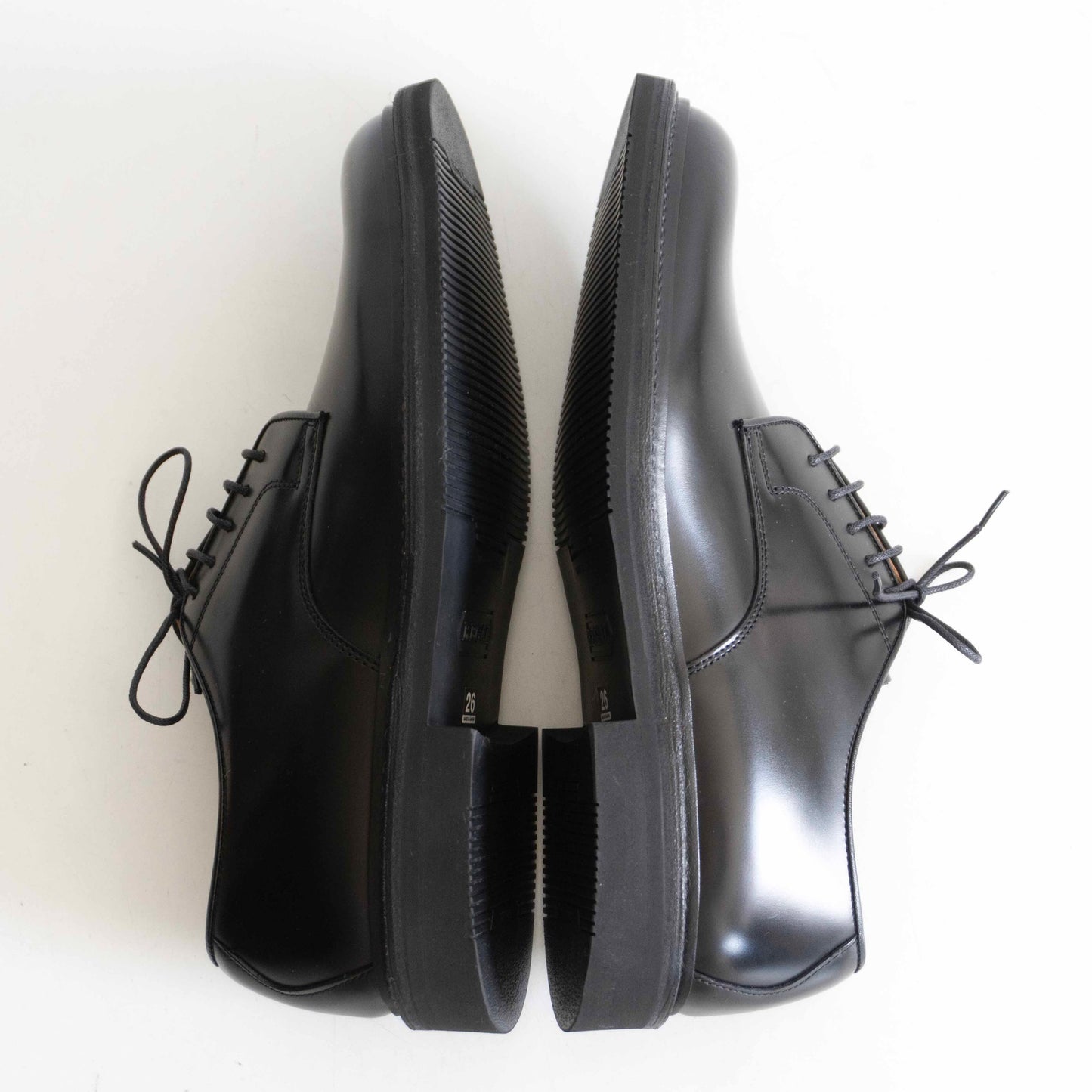 REGAL Plain Toe Leather Shoes Black Size 26cm