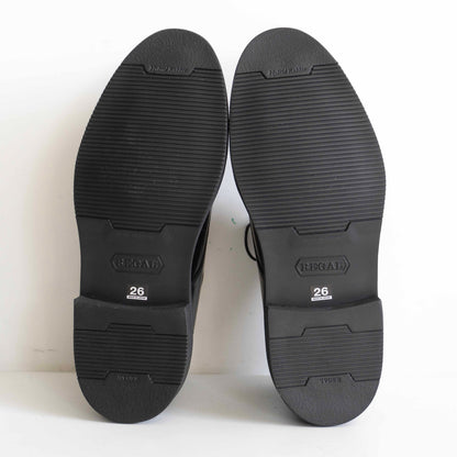 REGAL Plain Toe Leather Shoes Black Size 26cm