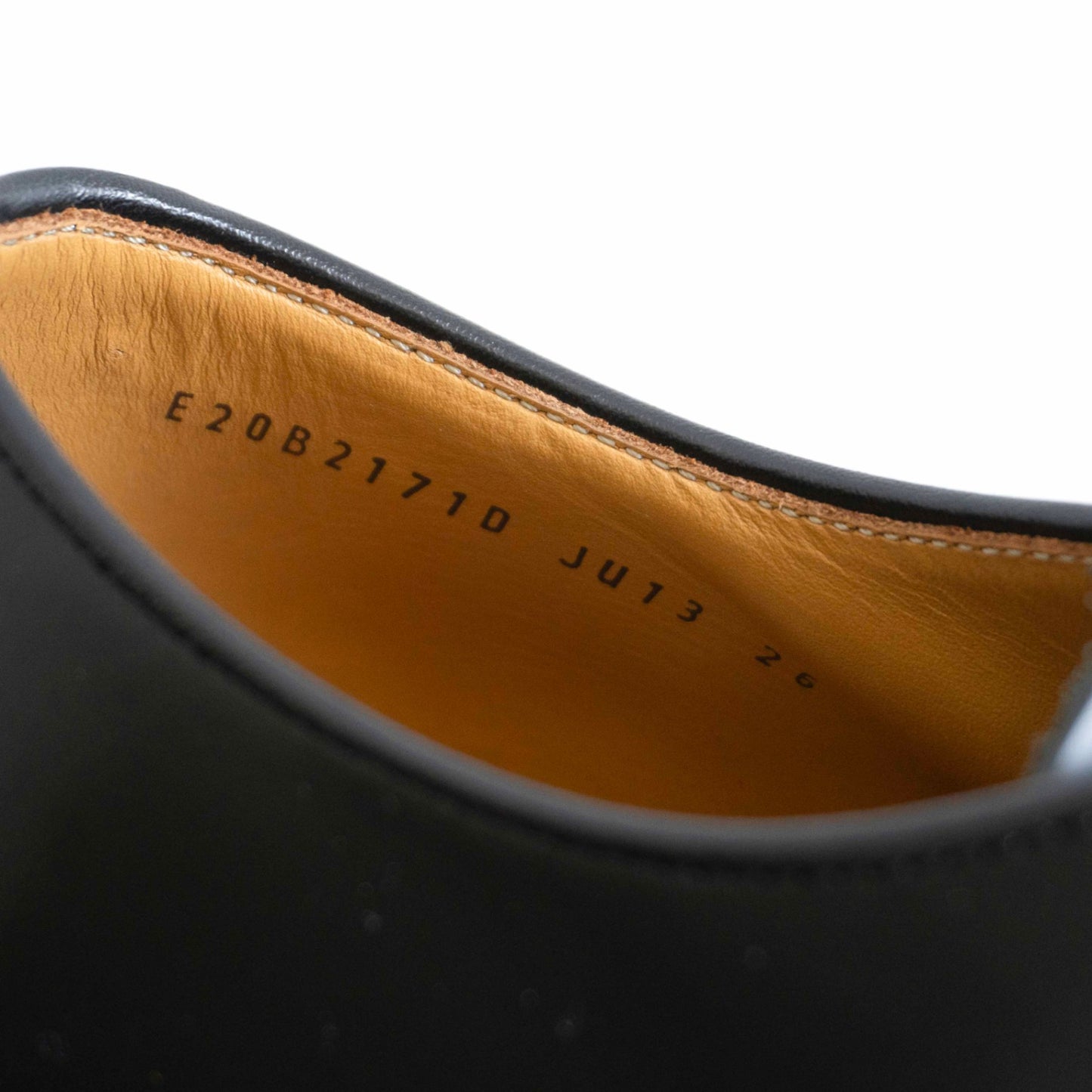 REGAL Plain Toe Leather Shoes Black Size 26cm
