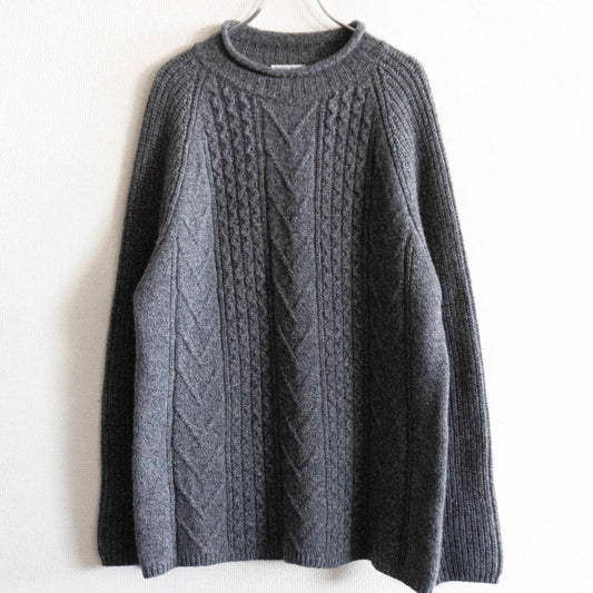GIORGIO ARMANI Made in Italy Roll Neck Wool Knit Size ITA54