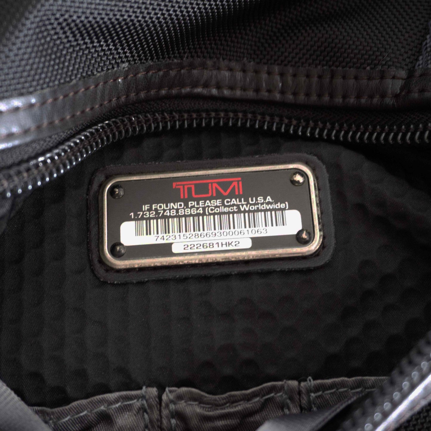 TUMI Alpha Bravo Knox Black Backpack Size ONE SIZE