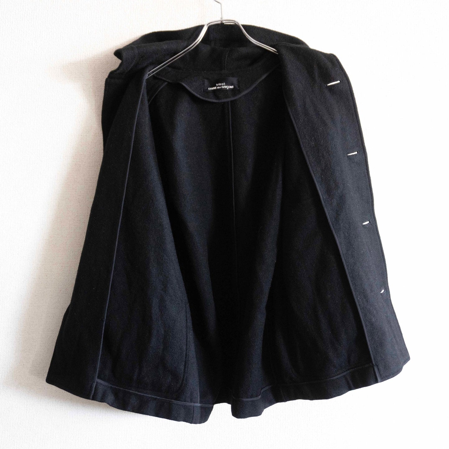 tricot COMME des GARCONS 80s Short Duffel Wool Coat