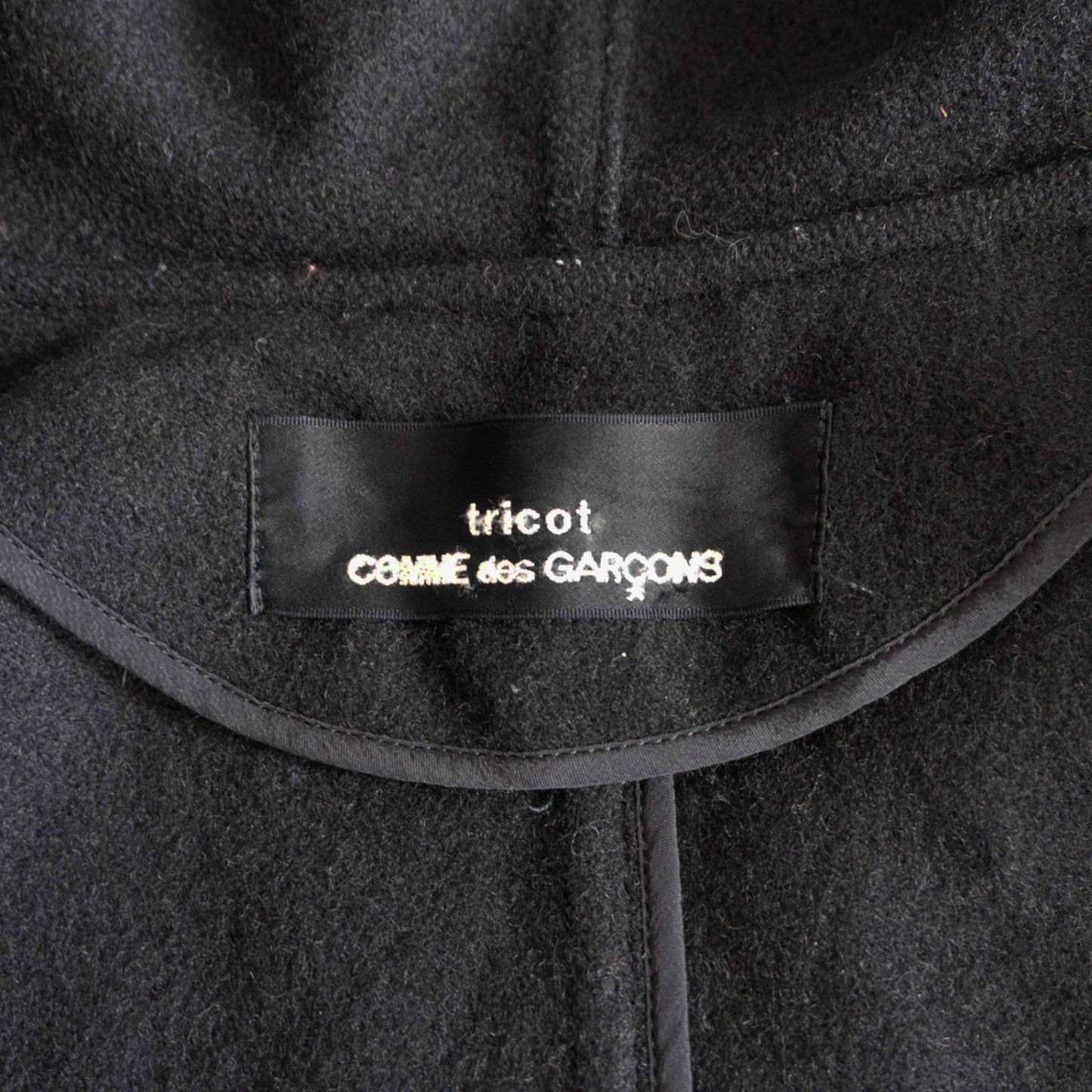 tricot COMME des GARCONS 80s Short Duffel Wool Coat