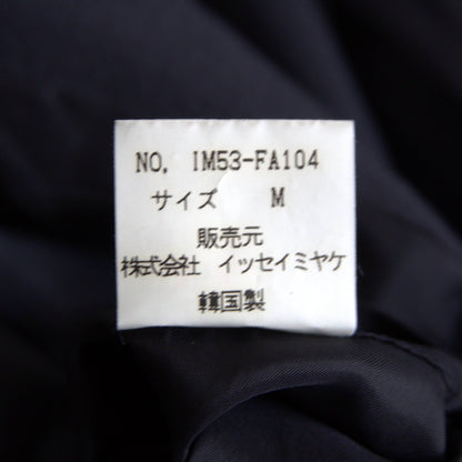 ISSEY MIYAKE Collarless Oversized Coat Black Size M