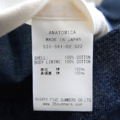 ANATOMICA Denim Dolman Jacket French Military Base Size 2