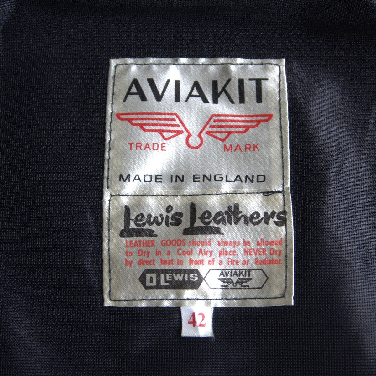 Lewis Leathers No.60 CORSAIR Sheepskin Leather Size 42