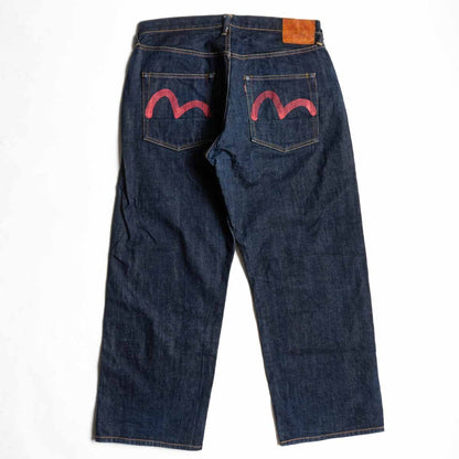 EVISU Dark Wash LOT.2001 Seagull Jeans Size 38×35