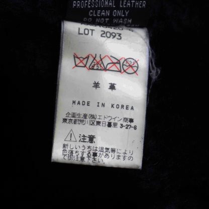 ALPHA INDUSTRIES. Hooded Shearling Jacket Black Size L