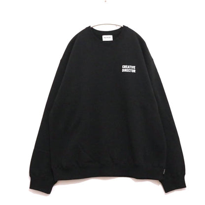 ANCHOR INC. 25SS Crewneck Back Sweatshirt Black Size XL