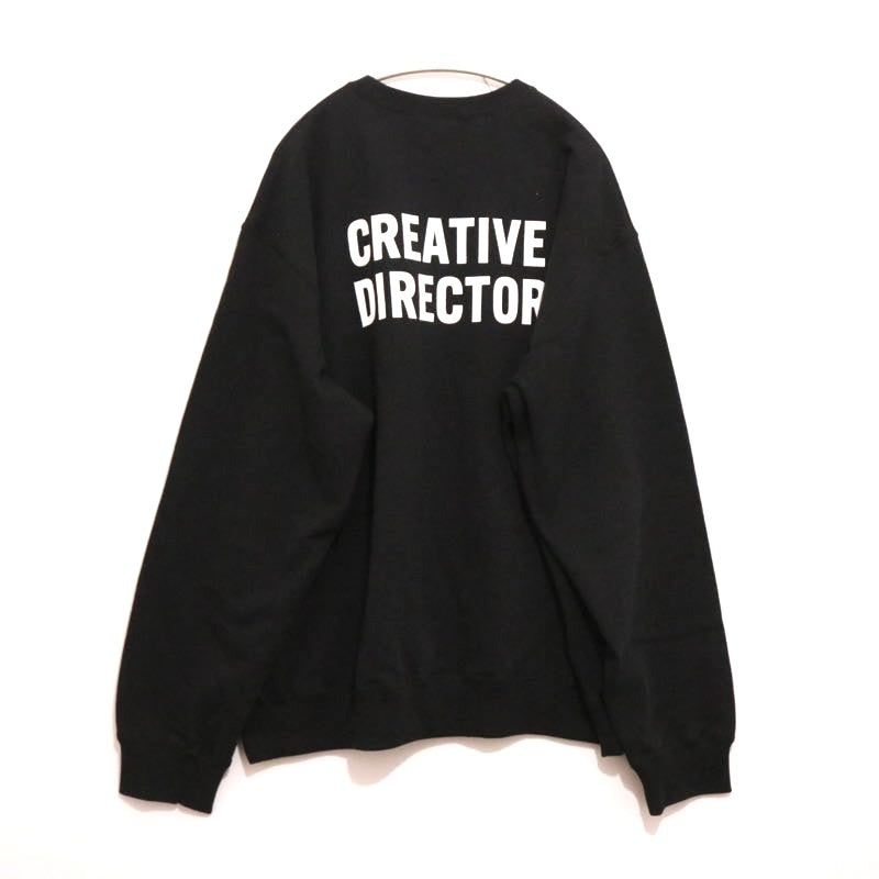 ANCHOR INC. 25SS Crewneck Back Sweatshirt Black Size XL