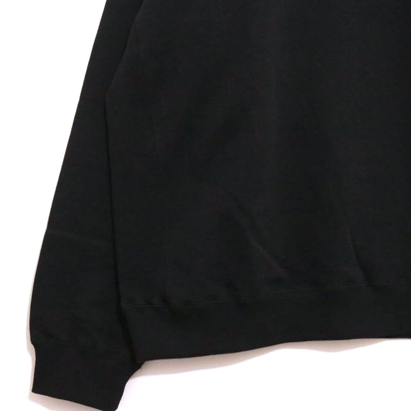 ANCHOR INC. 25SS Crewneck Back Sweatshirt Black Size XL