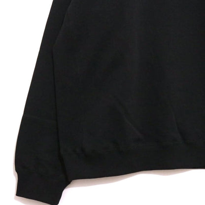 ANCHOR INC. 25SS Crewneck Back Sweatshirt Black Size XL