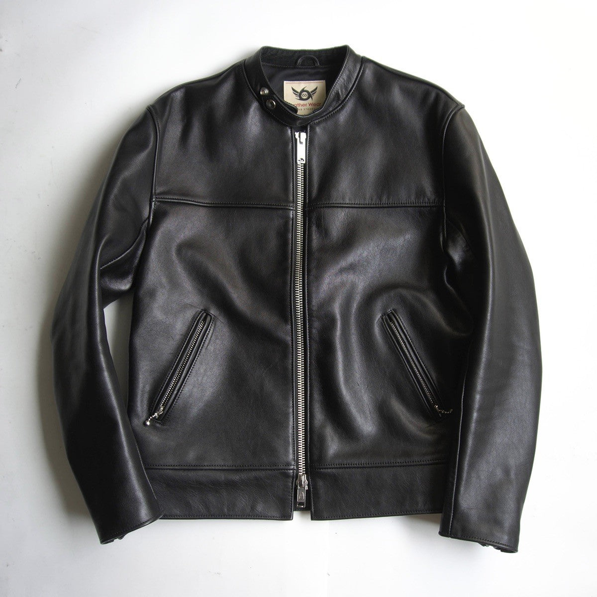 666 triple six Steerhide Mandarin Rider Jacket Size 40