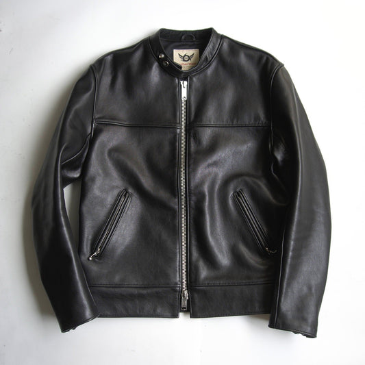 666 triple six Steerhide Mandarin Rider Jacket Size 40