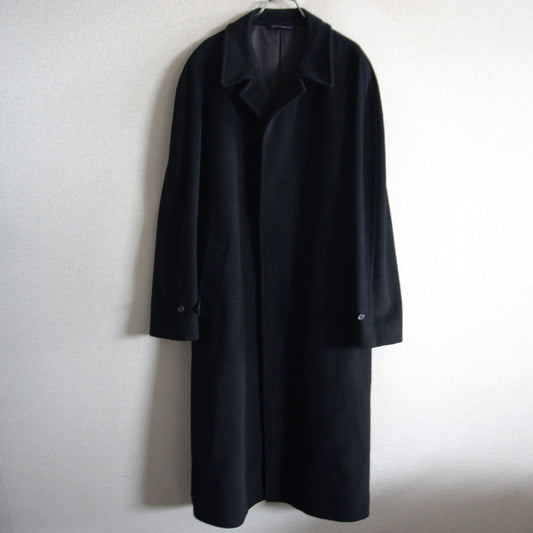 POLO RALPH LAUREN Wool Bal Collar Long Coat Dark Navy Size L