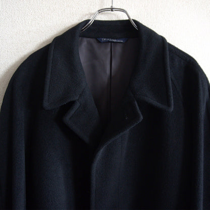 POLO RALPH LAUREN Wool Bal Collar Long Coat Dark Navy Size L