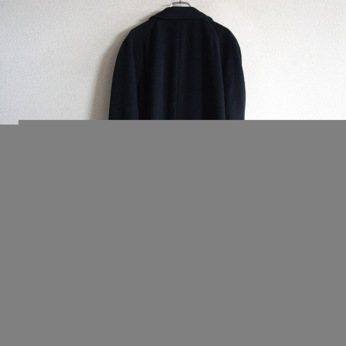 POLO RALPH LAUREN Wool Bal Collar Long Coat Dark Navy Size L