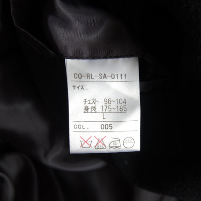 POLO RALPH LAUREN Wool Bal Collar Long Coat Dark Navy Size L