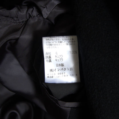 POLO RALPH LAUREN Wool Bal Collar Long Coat Dark Navy Size L