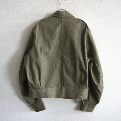 British Army 50s Green Denim Battle Dress Jacket Size 8