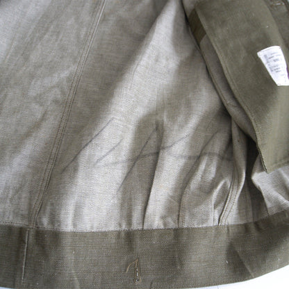 British Army 50s Green Denim Battle Dress Jacket Size 8