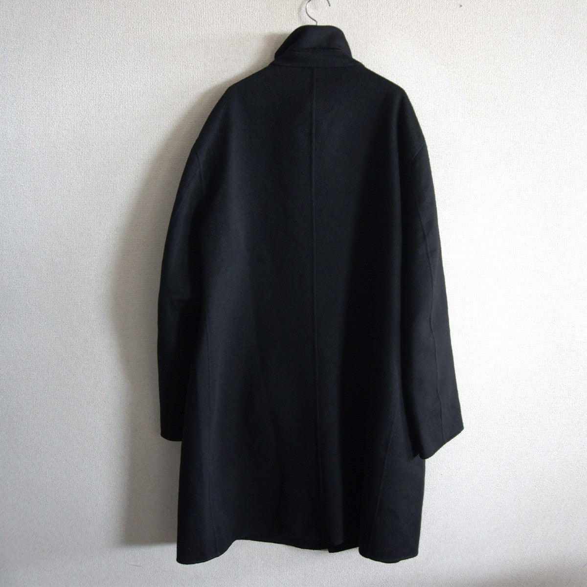 GIORGIO ARMANI Cashmere Shawl Collar Coat Black Size 60