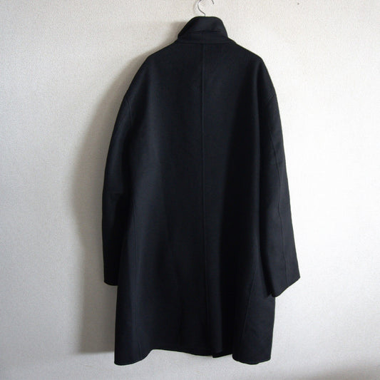 GIORGIO ARMANI Cashmere Shawl Collar Coat Black Size 60
