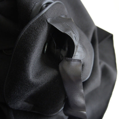 GIORGIO ARMANI Cashmere Shawl Collar Coat Black Size 60