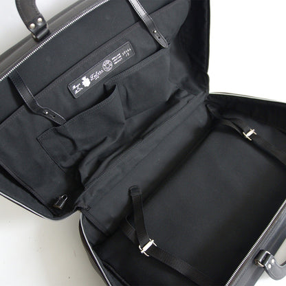FELISI 20164/2 Nylon Leather Boston Bag Black Size ONE SIZE
