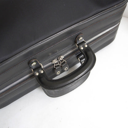 FELISI 20164/2 Nylon Leather Boston Bag Black Size ONE SIZE
