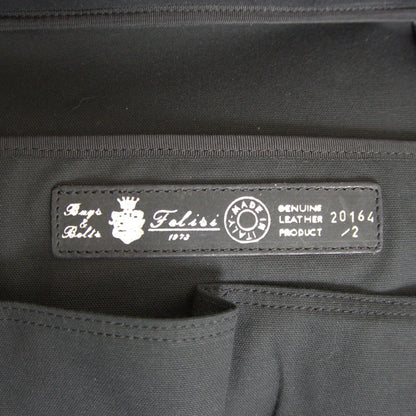 FELISI 20164/2 Nylon Leather Boston Bag Black Size ONE SIZE