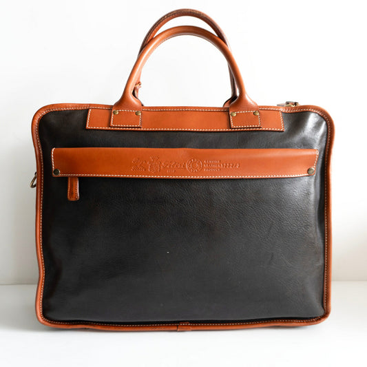 FELISI 1772/3 Leather Briefcase Black Brown Size ONE SIZE
