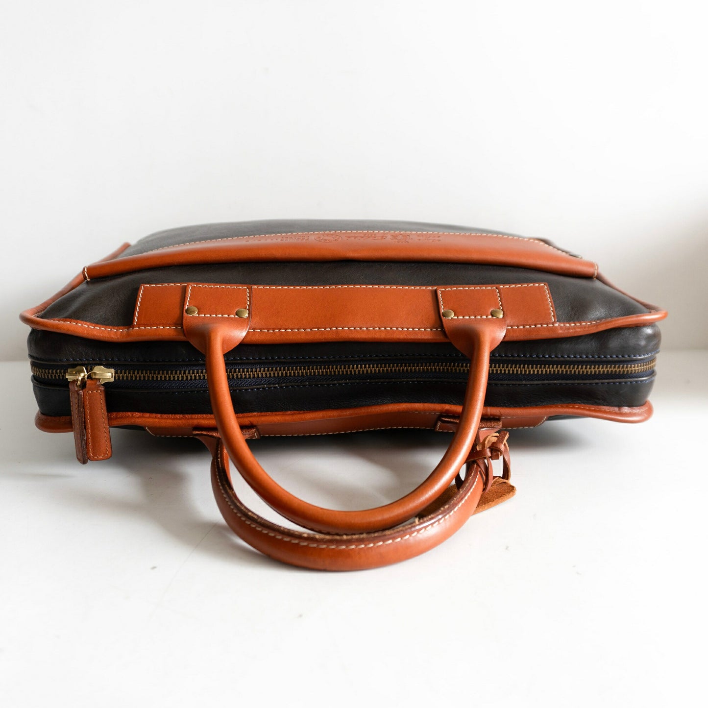 FELISI 1772/3 Leather Briefcase Black Brown Size ONE SIZE