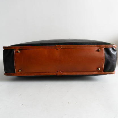 FELISI 1772/3 Leather Briefcase Black Brown Size ONE SIZE