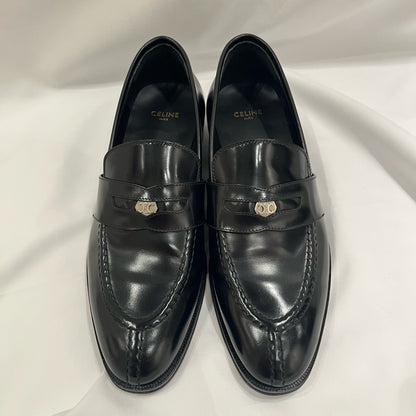 CELINE Triomphe Loafers Black Size 39
