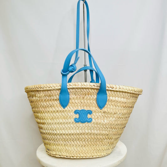 CELINE Teen Triomphe Panier Sky Basket Bag Size ONE SIZE