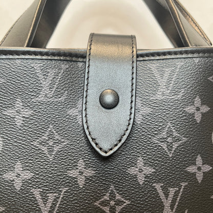 LOUIS VUITTON Saumur Monogram Eclipse Tote Bag Black