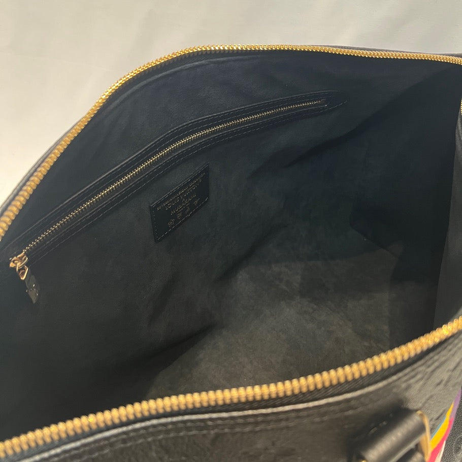 Louis Vuitton Monogram Empreinte LVxTM Keepall 45 Black