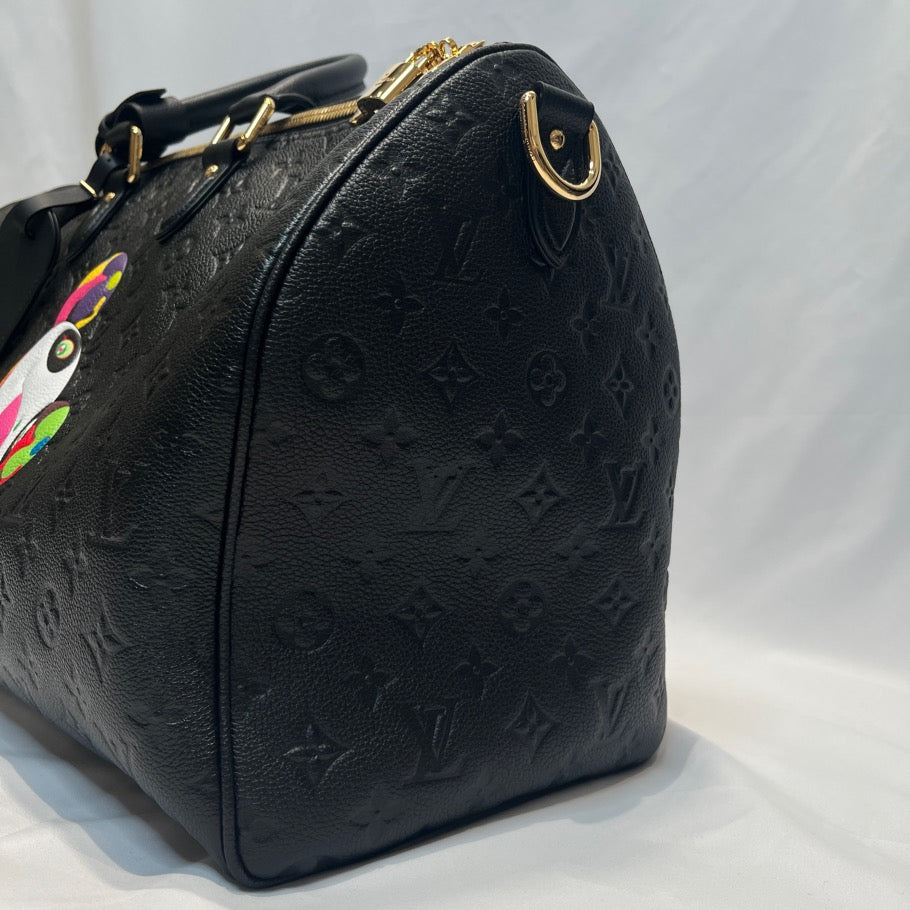 Louis Vuitton Monogram Empreinte LVxTM Keepall 45 Black