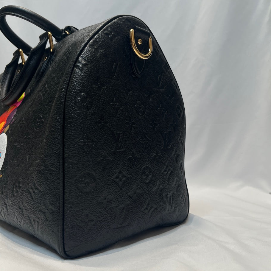 Louis Vuitton Monogram Empreinte LVxTM Keepall 45 Black