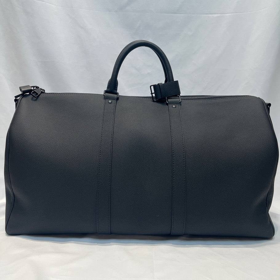 Louis Vuitton Aerogram Keepall Bag Black Size ONE SIZE