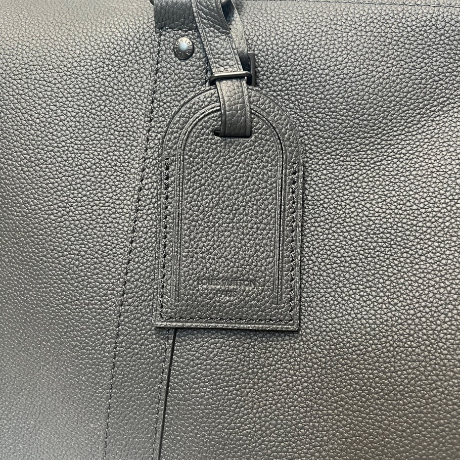 Louis Vuitton Aerogram Keepall Bag Black Size ONE SIZE