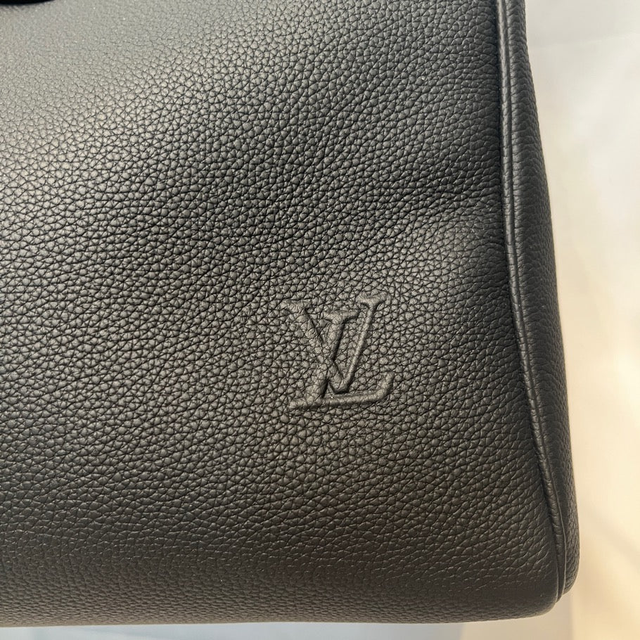 Louis Vuitton Aerogram Keepall Bag Black Size ONE SIZE